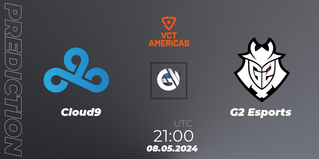 Cloud9 - G2 Esports: Maç tahminleri. 08.05.2024 at 21:00, VALORANT, VCT 2024: Americas League - Stage 1