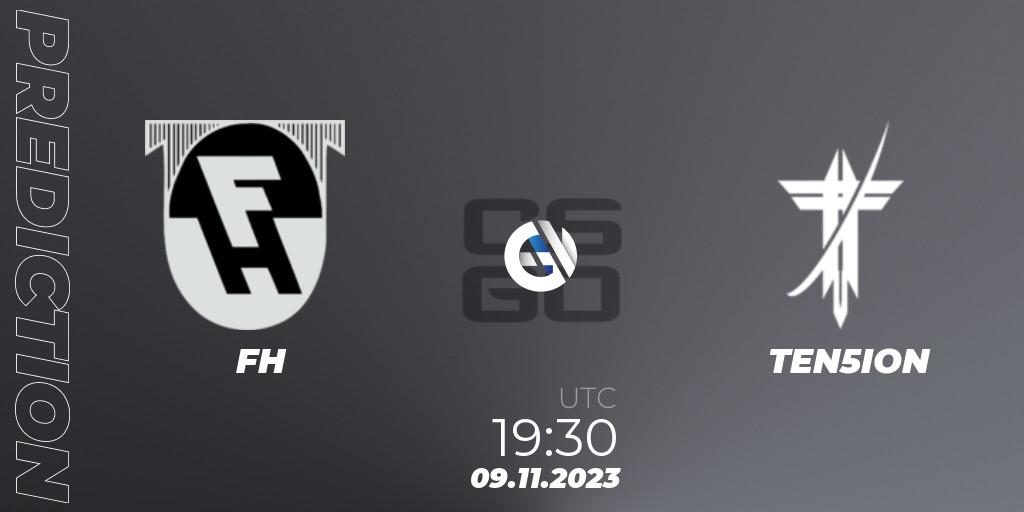 FH - TEN5ION: Maç tahminleri. 09.11.2023 at 19:30, Counter-Strike (CS2), Icelandic Esports League Season 8: Regular Season