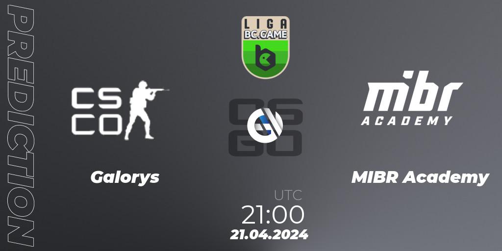 Galorys - MIBR Academy: Maç tahminleri. 21.04.24, CS2 (CS:GO), Dust2 Brasil Liga Season 3: Open Qualifier