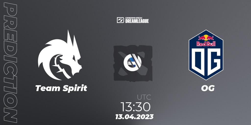 Team Spirit - OG: Maç tahminleri. 13.04.2023 at 13:43, Dota 2, DreamLeague Season 19 - Group Stage 1