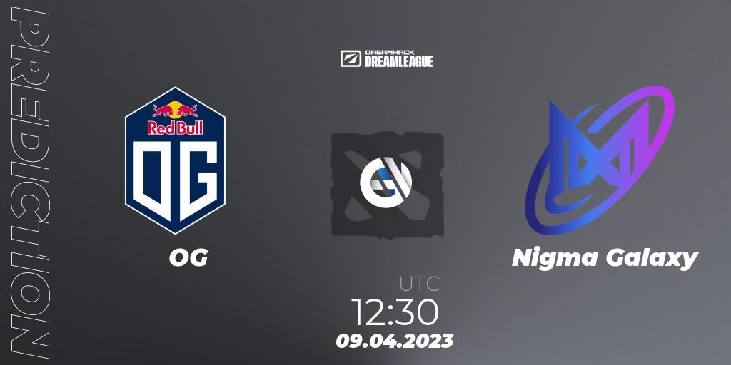 OG - Nigma Galaxy: Maç tahminleri. 09.04.23, Dota 2, DreamLeague Season 19 - Group Stage 1