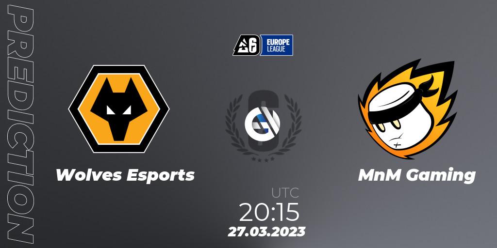 Wolves Esports - MnM Gaming: Maç tahminleri. 27.03.23, Rainbow Six, Europe League 2023 - Stage 1