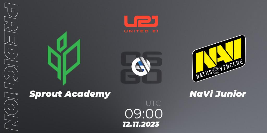 Sprout Academy - NaVi Junior: Maç tahminleri. 12.11.2023 at 09:00, Counter-Strike (CS2), United21 Season 8
