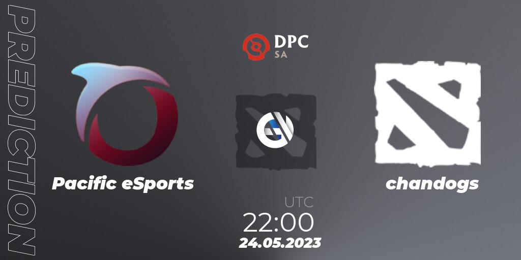 Pacific eSports - chandogs: Maç tahminleri. 24.05.2023 at 19:00, Dota 2, DPC 2023 Tour 3: SA Closed Qualifier