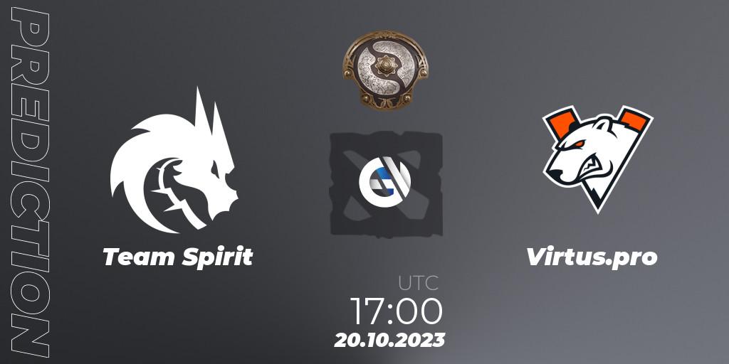 Team Spirit - Virtus.pro: Maç tahminleri. 20.10.2023 at 17:13, Dota 2, The International 2023
