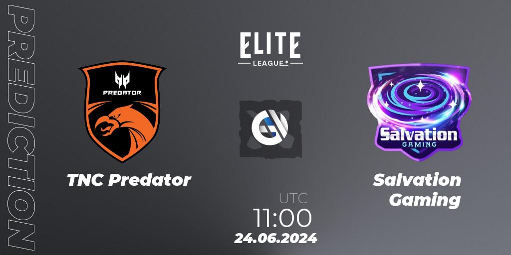 TNC Predator - Salvation Gaming: Maç tahminleri. 24.06.2024 at 11:00, Dota 2, Elite League Season 2: Southeast Asia Closed Qualifier