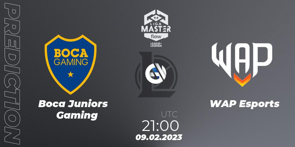 Boca Juniors Gaming - WAP Esports: Maç tahminleri. 09.02.23, LoL, Liga Master Opening 2023 - Group Stage