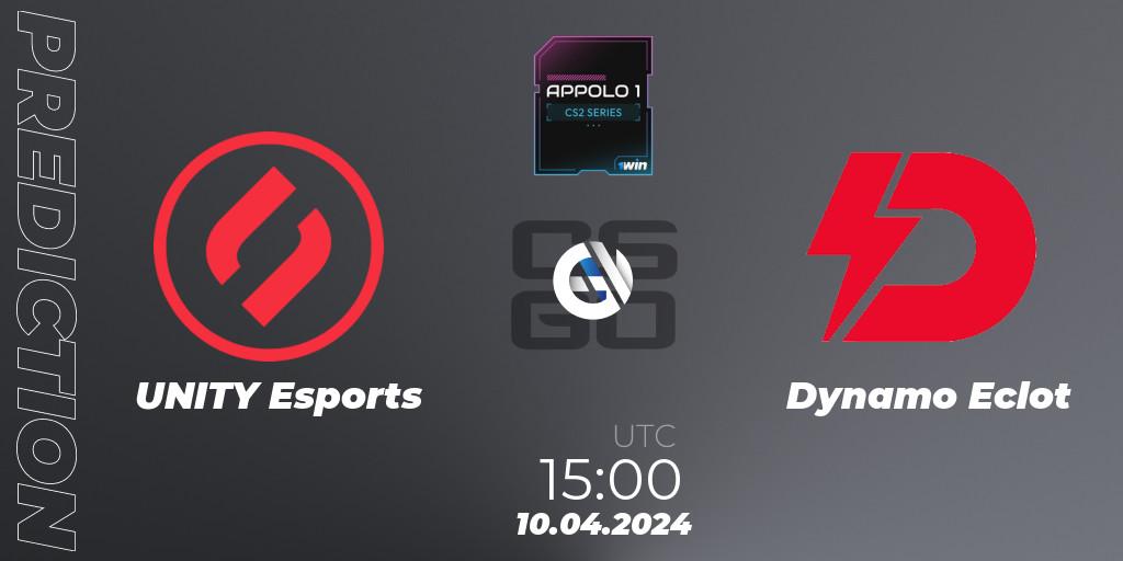 UNITY Esports - Dynamo Eclot: Maç tahminleri. 10.04.2024 at 15:00, Counter-Strike (CS2), Appolo1 Series: Phase 1
