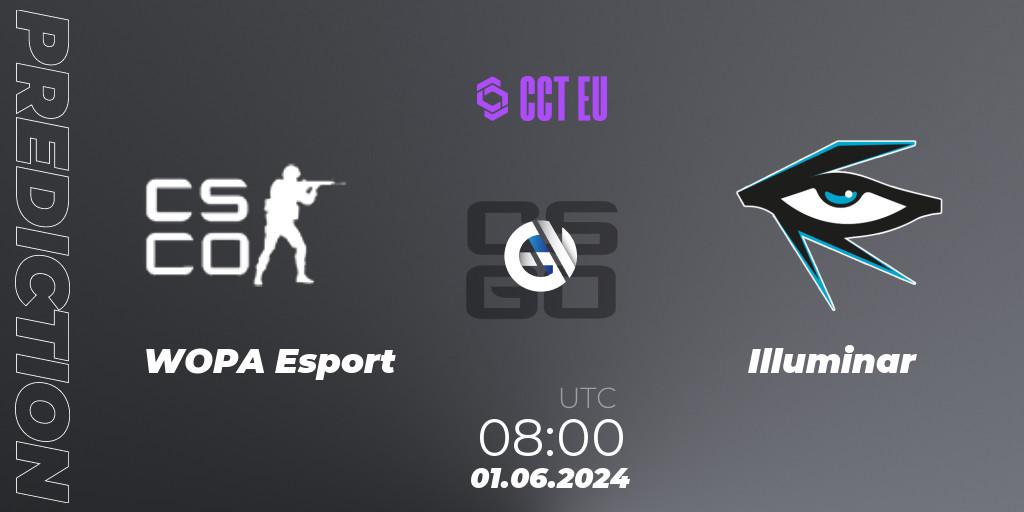 WOPA Esport - Illuminar: Maç tahminleri. 01.06.2024 at 08:00, Counter-Strike (CS2), CCT Season 2 Europe Series 5 Closed Qualifier