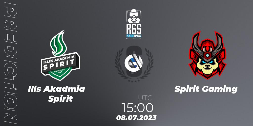 Illés Akadémia Spirit - Spirit Gaming: Maç tahminleri. 08.07.2023 at 10:00, Rainbow Six, Magyar Nemzeti E-sport Bajnokság: Season 5