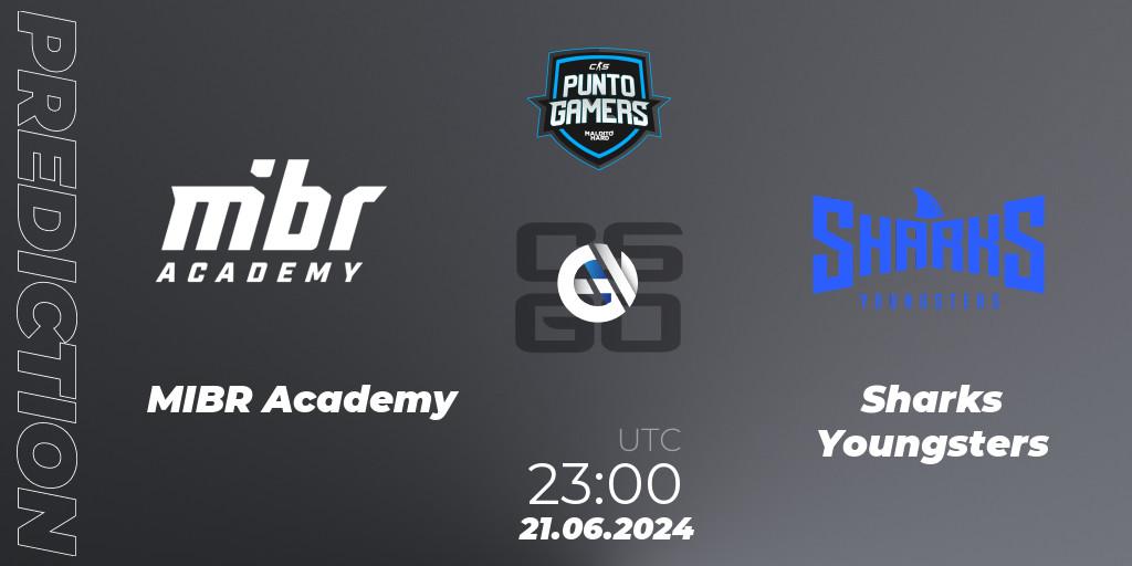 MIBR Academy - Sharks Youngsters: Maç tahminleri. 21.06.2024 at 23:00, Counter-Strike (CS2), Punto Gamers Cup 2024