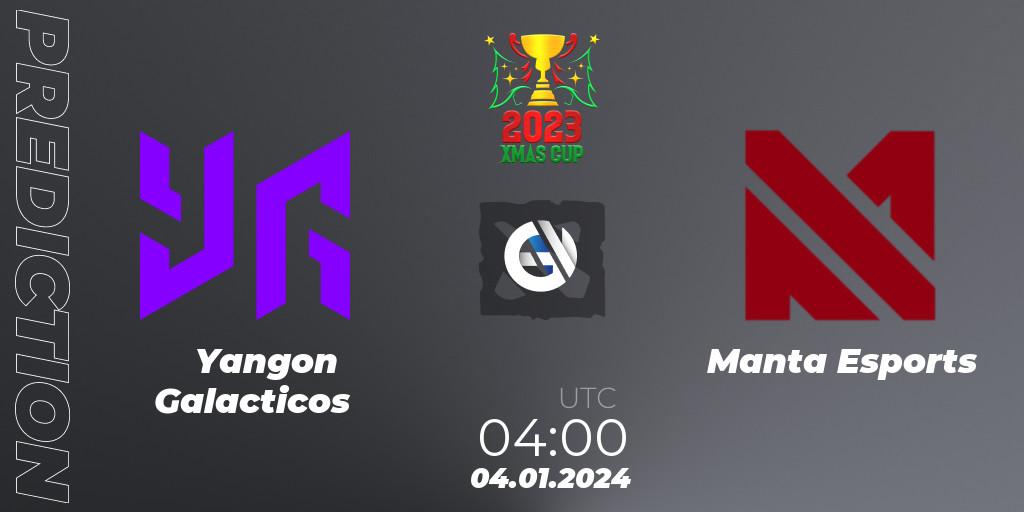 Yangon Galacticos - Manta Esports: Maç tahminleri. 08.01.2024 at 10:16, Dota 2, Xmas Cup 2023