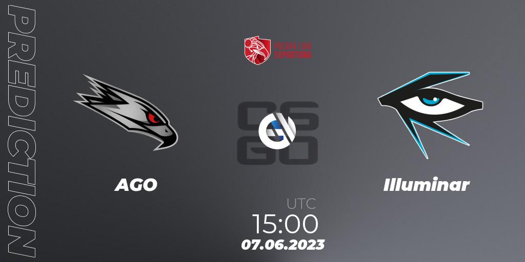 AGO - Illuminar: Maç tahminleri. 07.06.2023 at 15:00, Counter-Strike (CS2), Polish Esports League 2023 Split 2
