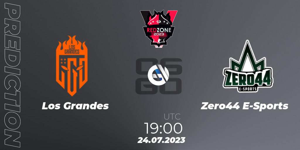 Los Grandes - Zero44 E-Sports: Maç tahminleri. 24.07.2023 at 19:00, Counter-Strike (CS2), RedZone PRO League Season 5