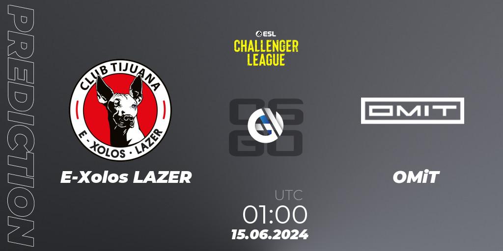 E-Xolos LAZER - OMiT: Maç tahminleri. 17.06.2024 at 01:00, Counter-Strike (CS2), ESL Challenger League Season 47 Relegation: North America