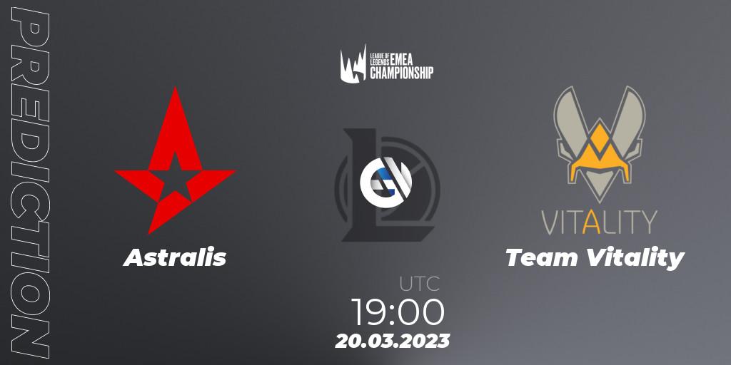 Astralis - Team Vitality: Maç tahminleri. 20.03.2023 at 19:00, LoL, LEC Spring 2023 - Regular Season