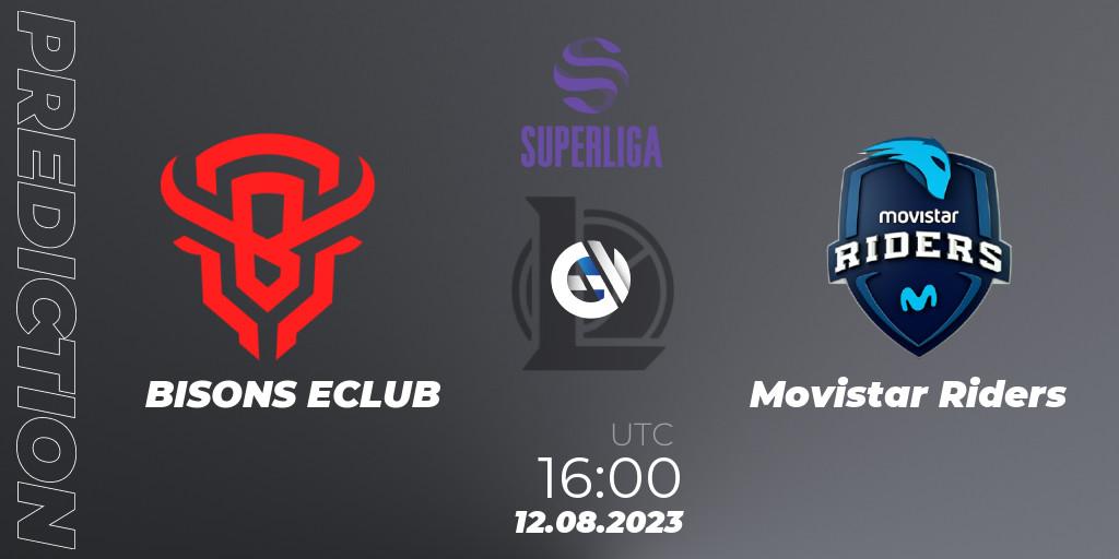 BISONS ECLUB - Movistar Riders: Maç tahminleri. 12.08.23, LoL, LVP Superliga Summer 2023 - Playoffs