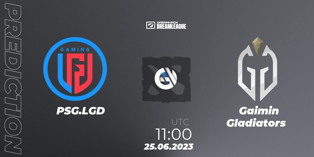 PSG.LGD - Gaimin Gladiators: Maç tahminleri. 25.06.2023 at 10:55, Dota 2, DreamLeague Season 20