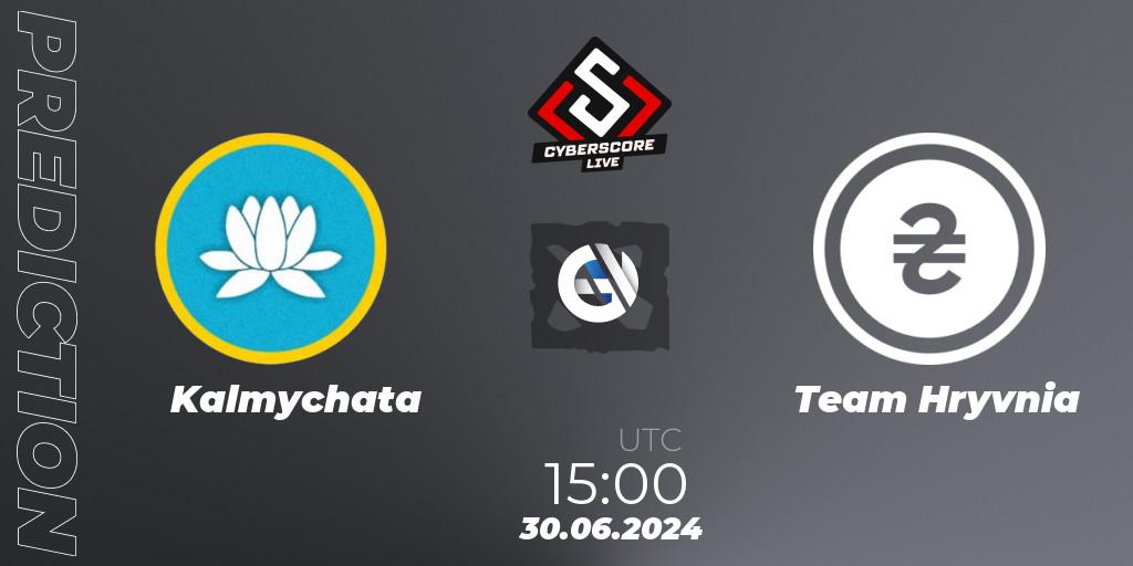 Kalmychata - Team Hryvnia: Maç tahminleri. 30.06.2024 at 15:00, Dota 2, CyberScore Cup