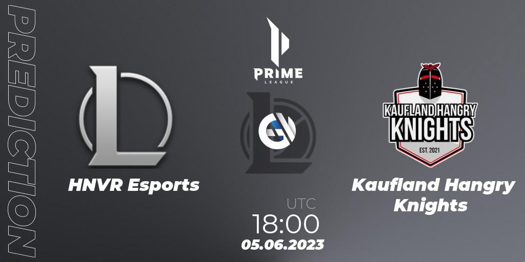 HNVR Esports - Kaufland Hangry Knights: Maç tahminleri. 05.06.2023 at 18:00, LoL, Prime League 2nd Division Summer 2023