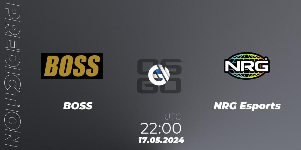 BOSS - NRG Esports: Maç tahminleri. 17.05.2024 at 22:00, Counter-Strike (CS2), NA Revival Cup