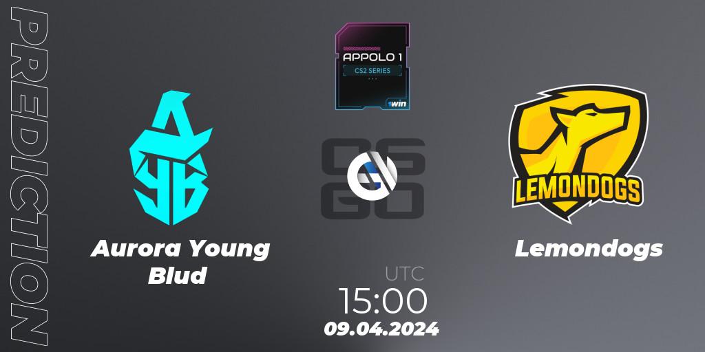 Aurora Young Blud - Lemondogs: Maç tahminleri. 09.04.2024 at 15:30, Counter-Strike (CS2), Appolo1 Series: Phase 1