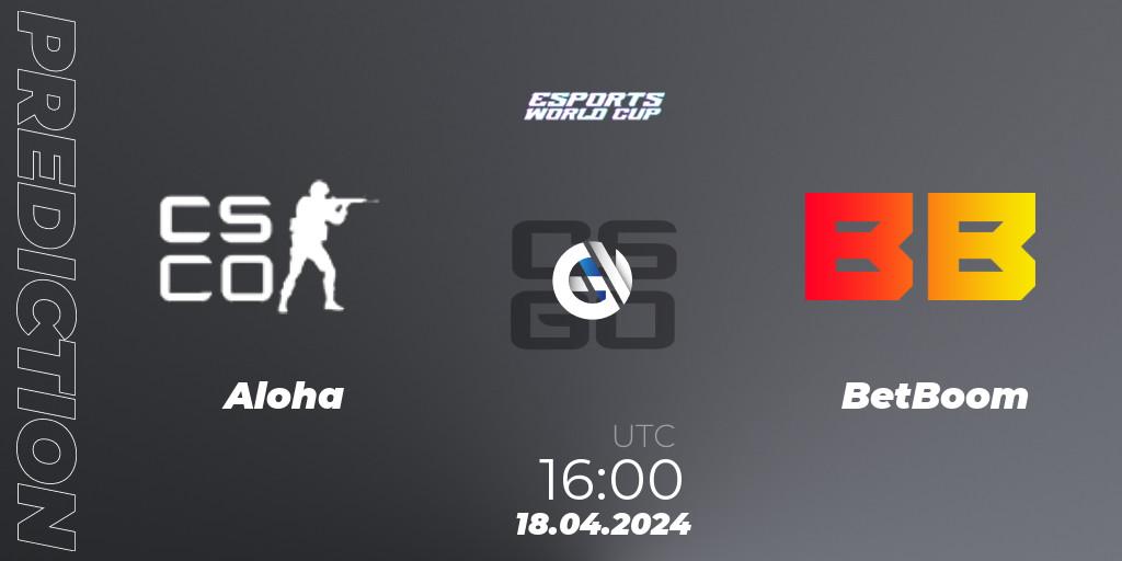 Aloha - BetBoom: Maç tahminleri. 18.04.2024 at 16:00, Counter-Strike (CS2), Esports World Cup 2024: European Open Qualifier