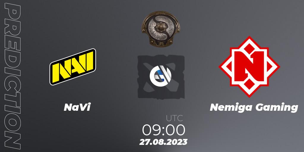 NaVi - Nemiga Gaming: Maç tahminleri. 22.08.2023 at 08:56, Dota 2, The International 2023 - Eastern Europe Qualifier