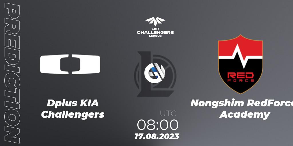 Dplus KIA Challengers - Nongshim RedForce Academy: Maç tahminleri. 17.08.2023 at 08:00, LoL, LCK Challengers League 2023 Summer - Playoffs