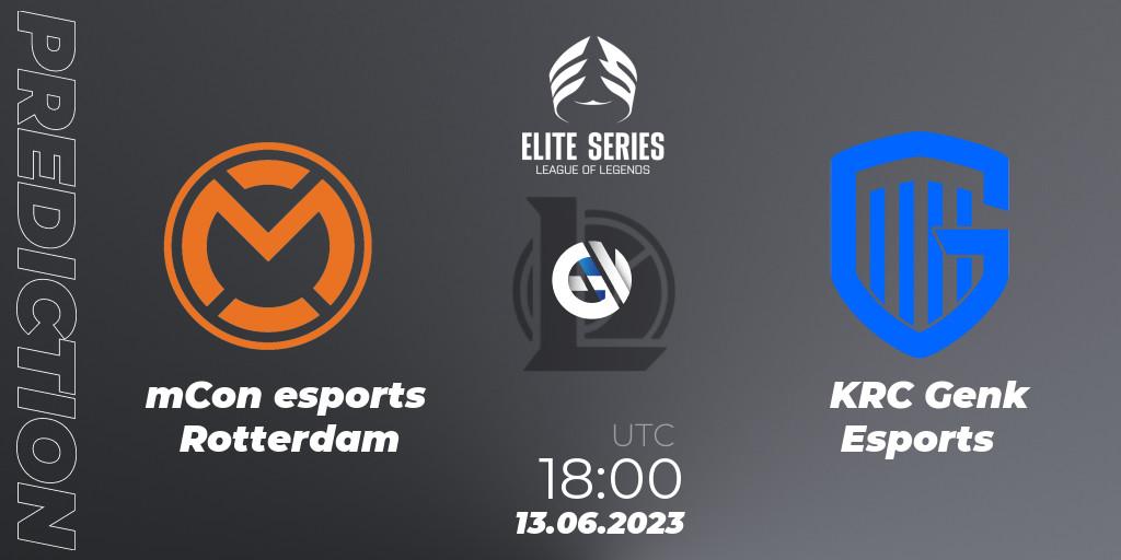 mCon esports Rotterdam - KRC Genk Esports: Maç tahminleri. 13.06.23, LoL, Elite Series Summer 2023