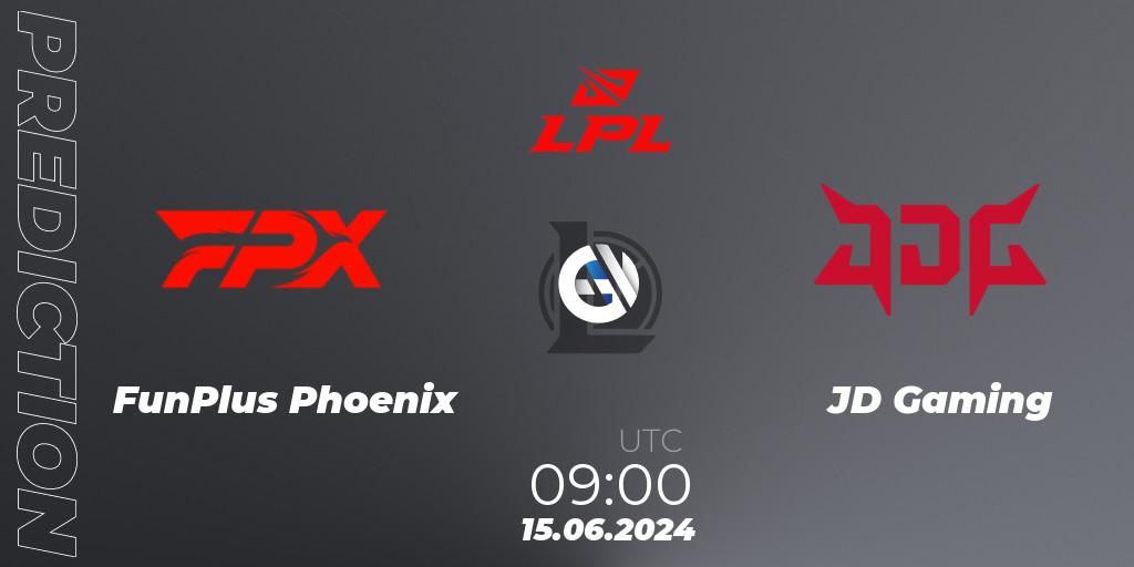 FunPlus Phoenix - JD Gaming: Maç tahminleri. 15.06.2024 at 11:00, LoL, LPL 2024 Summer - Group Stage