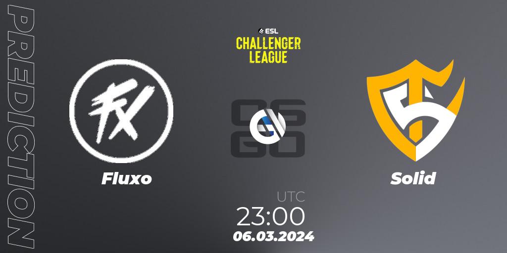 Fluxo - Solid: Maç tahminleri. 06.03.2024 at 23:00, Counter-Strike (CS2), ESL Challenger League Season 47: South America