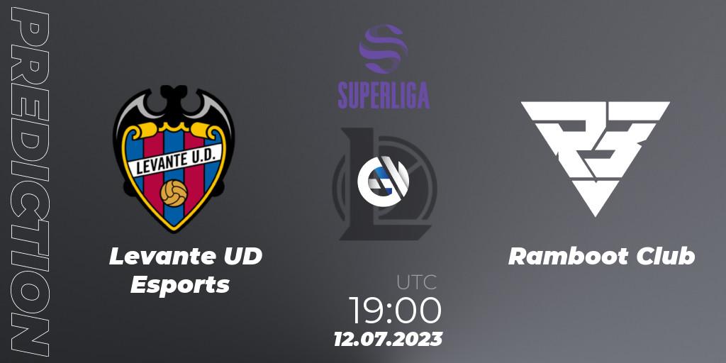 Levante UD Esports - Ramboot Club: Maç tahminleri. 12.07.2023 at 18:00, LoL, LVP Superliga 2nd Division 2023 Summer