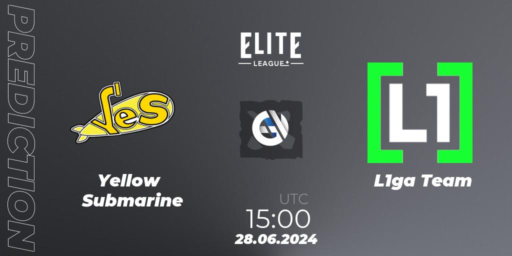 Yellow Submarine - L1ga Team: Maç tahminleri. 28.06.2024 at 14:00, Dota 2, Elite League Season 2: Eastern Europe Closed Qualifier