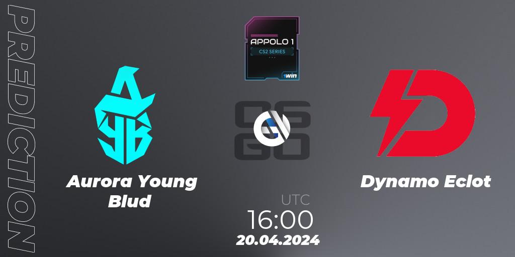 Aurora Young Blud - Dynamo Eclot: Maç tahminleri. 20.04.24, CS2 (CS:GO), Appolo1 Series: Phase 1