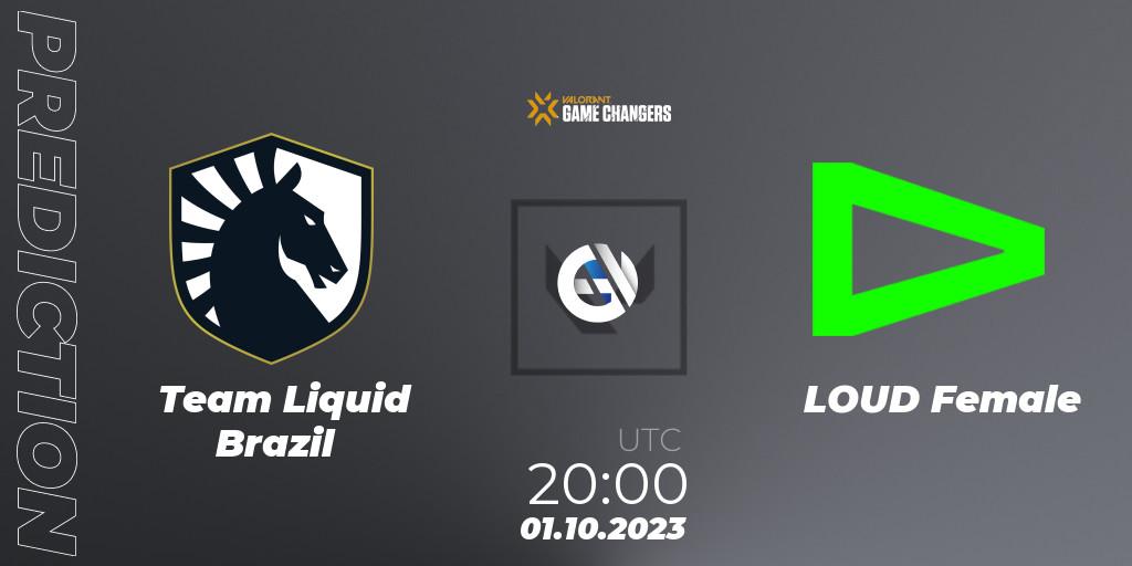 Team Liquid Brazil - LOUD Female: Maç tahminleri. 01.10.23, VALORANT, VCT 2023: Game Changers Brazil Series 2