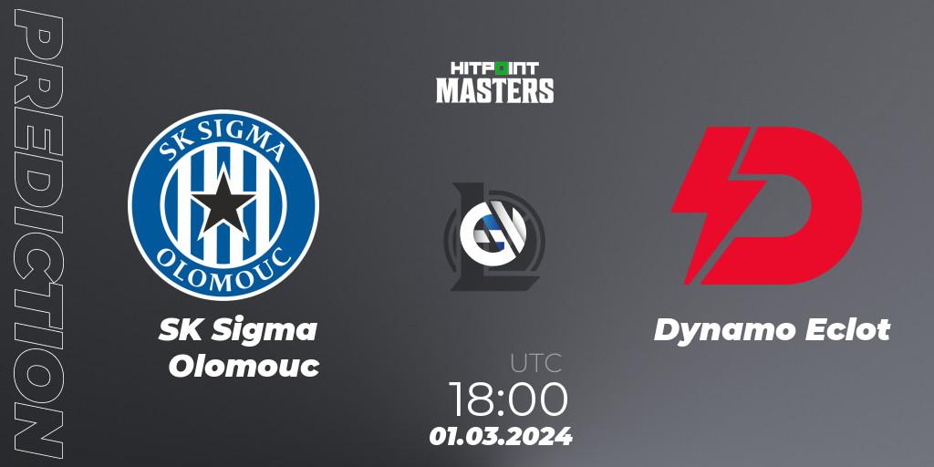 SK Sigma Olomouc - Dynamo Eclot: Maç tahminleri. 01.03.24, LoL, Hitpoint Masters Spring 2024