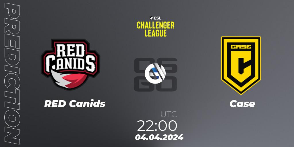RED Canids - Case: Maç tahminleri. 04.04.24, CS2 (CS:GO), ESL Challenger League Season 47: South America