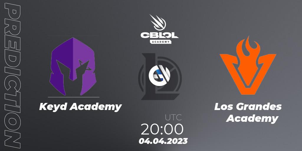Keyd Academy - Los Grandes Academy: Maç tahminleri. 04.04.2023 at 20:00, LoL, CBLOL Academy Split 1 2023