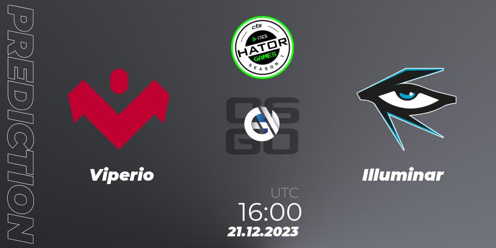 Viperio - Illuminar: Maç tahminleri. 21.12.2023 at 16:10, Counter-Strike (CS2), HATOR Games #1