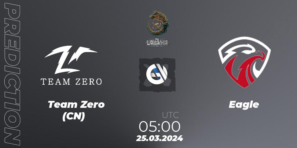 Team Zero (CN) - Eagle: Maç tahminleri. 25.03.2024 at 04:40, Dota 2, PGL Wallachia Season 1: China Closed Qualifier