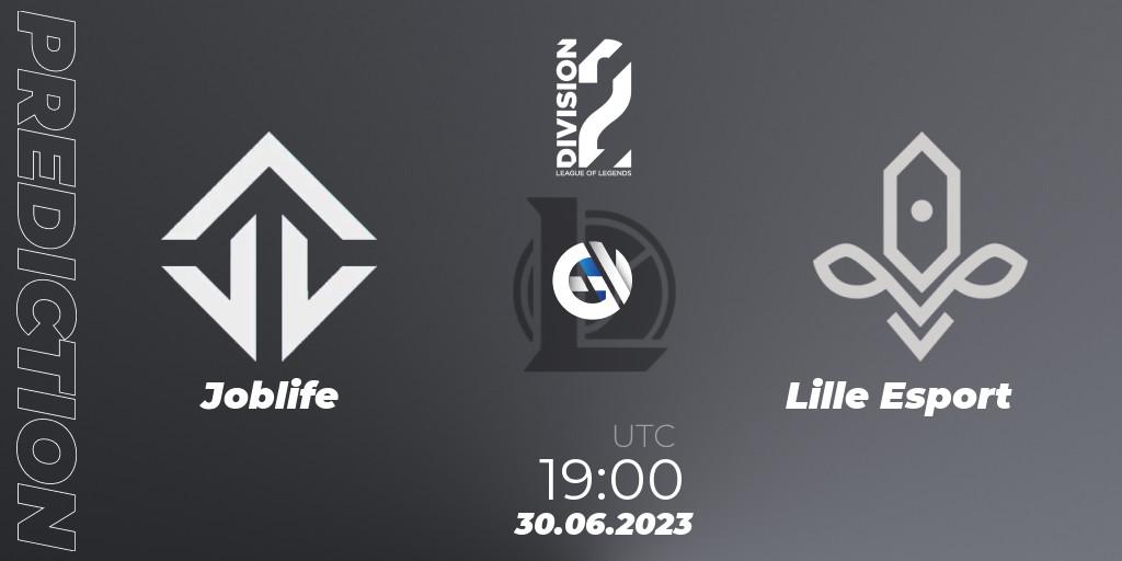 Joblife - Lille Esport: Maç tahminleri. 30.06.2023 at 19:00, LoL, LFL Division 2 Summer 2023 - Group Stage