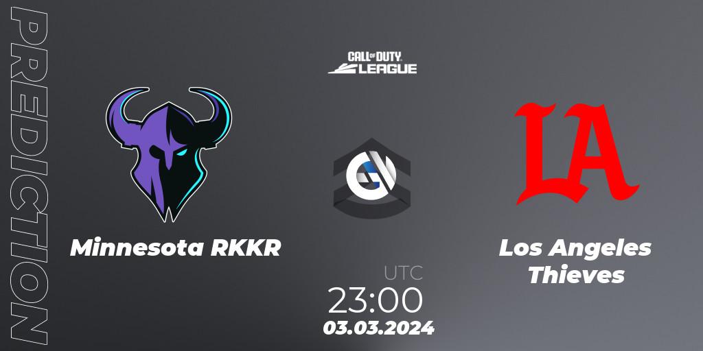 Minnesota RØKKR - Los Angeles Thieves: Maç tahminleri. 03.03.2024 at 23:00, Call of Duty, Call of Duty League 2024: Stage 2 Major Qualifiers