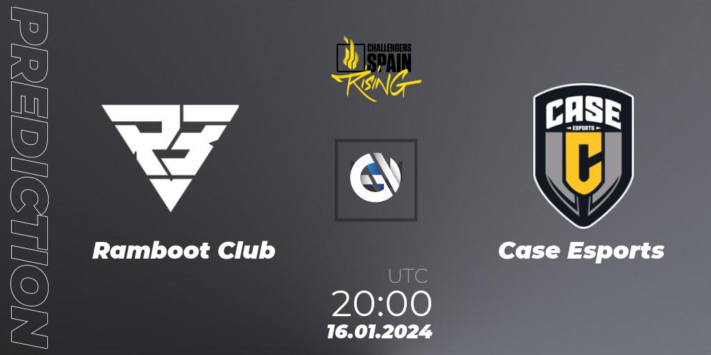 Ramboot Club - Case Esports: Maç tahminleri. 16.01.2024 at 19:50, VALORANT, VALORANT Challengers 2024 Spain: Rising Split 1