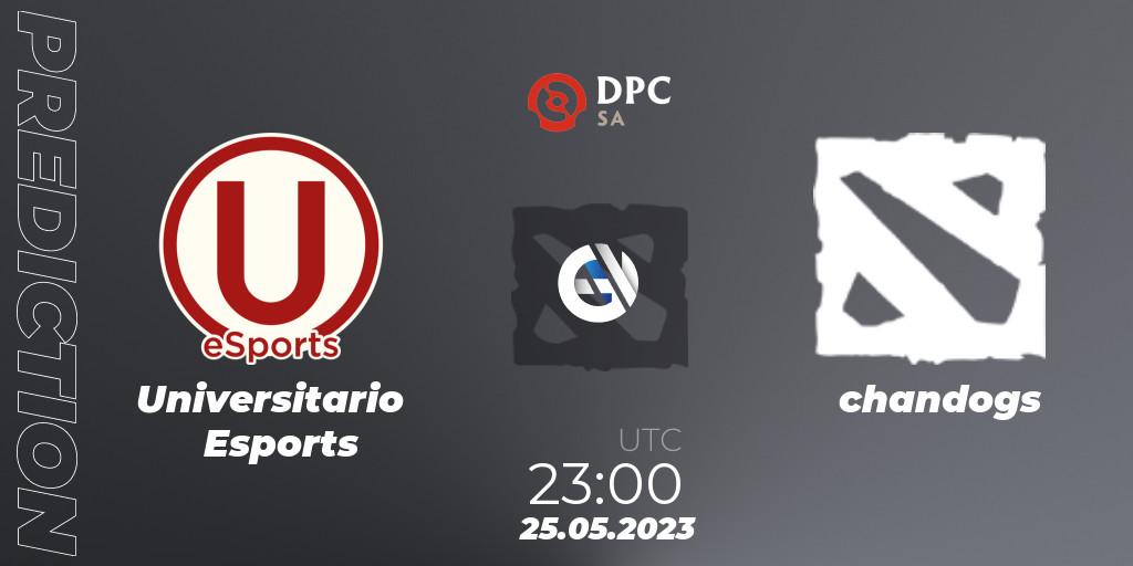Universitario Esports - chandogs: Maç tahminleri. 25.05.2023 at 23:00, Dota 2, DPC 2023 Tour 3: SA Closed Qualifier