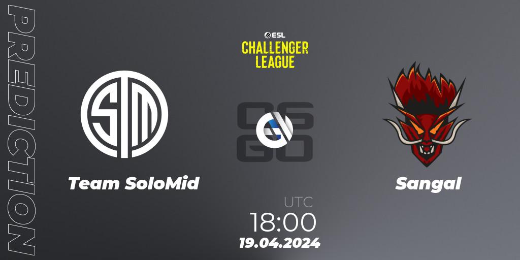 Team SoloMid - Sangal: Maç tahminleri. 19.04.24, CS2 (CS:GO), ESL Challenger League Season 47: Europe