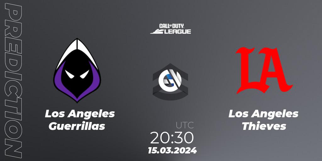 Los Angeles Guerrillas - Los Angeles Thieves: Maç tahminleri. 15.03.2024 at 20:30, Call of Duty, Call of Duty League 2024: Stage 2 Major Qualifiers