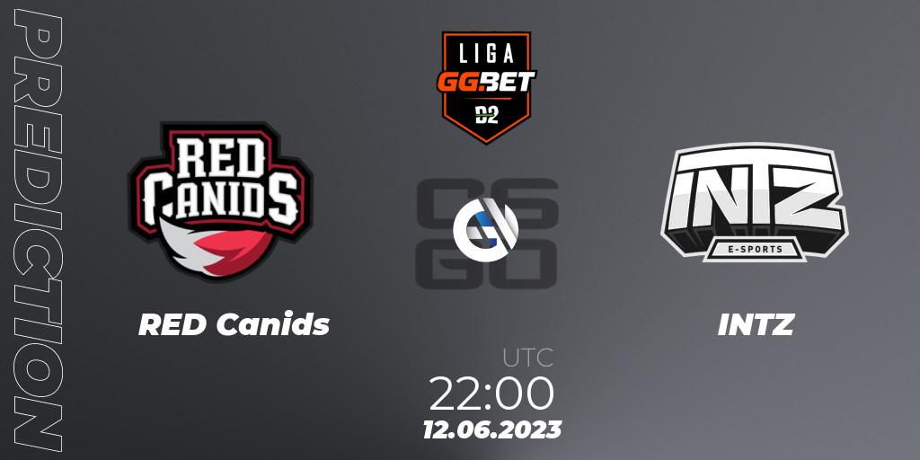 RED Canids - INTZ: Maç tahminleri. 12.06.23, CS2 (CS:GO), Dust2 Brasil Liga Season 1