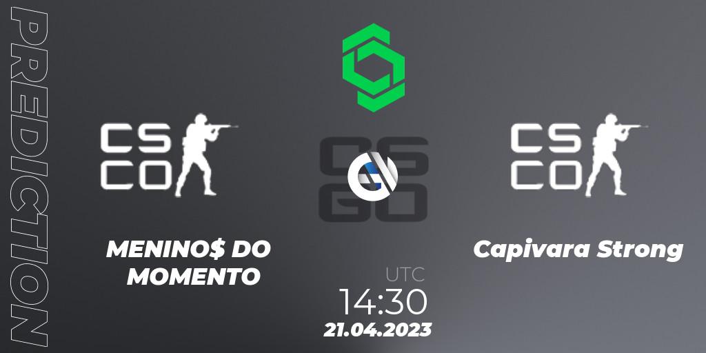 MENINO$ DO MOMENTO - Capivara Strong: Maç tahminleri. 21.04.2023 at 14:30, Counter-Strike (CS2), CCT South America Series #7: Closed Qualifier