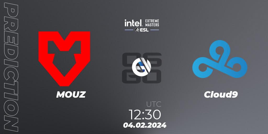 MOUZ - Cloud9: Maç tahminleri. 04.02.2024 at 12:30, Counter-Strike (CS2), IEM Katowice 2024